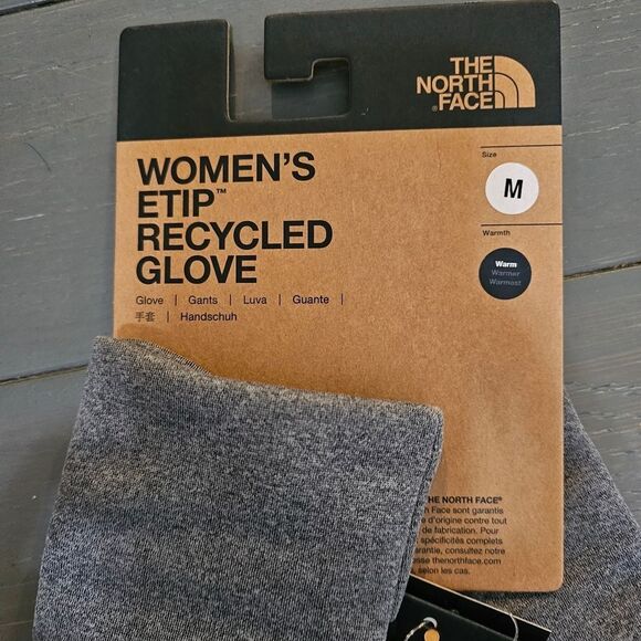 Last Pair!!! The North Face Gray Etip📲  touchscreen Glove🧤 Size medium - Picture 2 of 9